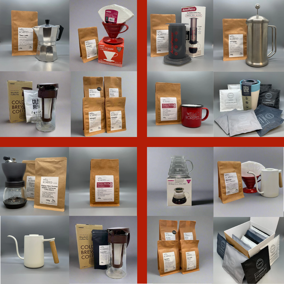 Artisan Coffee Christmas Gift Shop at Well Roasted Coffee