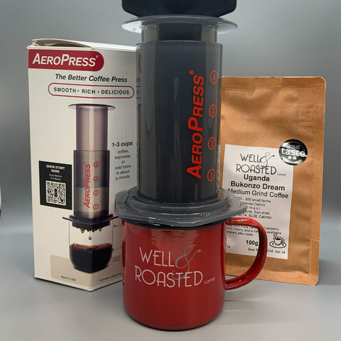 Aeropress Coffee Maker Gift Set - Well Roasted Coffee