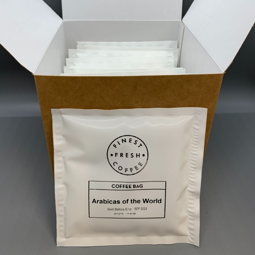 Arabicas of the World Coffee Bags Gift Box 10 x 10g - Well Roasted Coffee