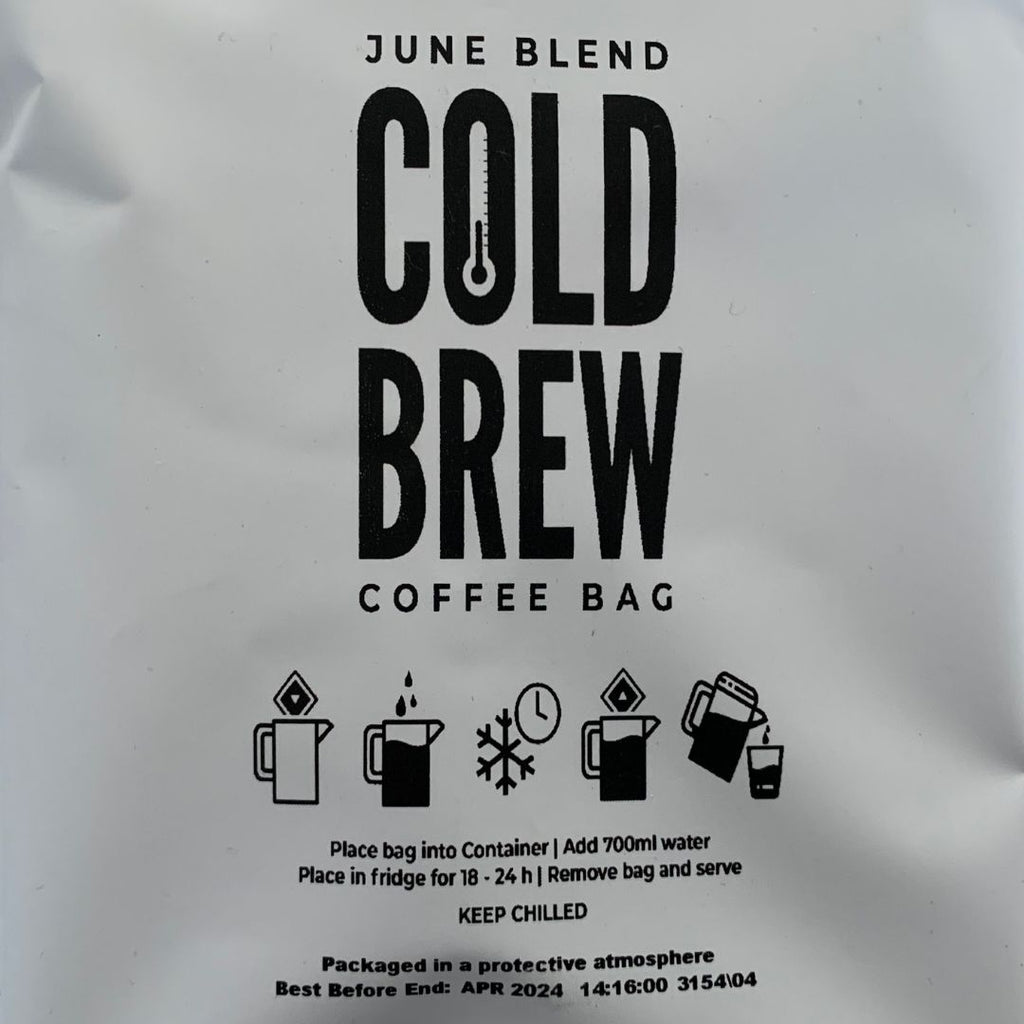 June Blend Cold Brew Coffee Bags - Well Roasted Coffee