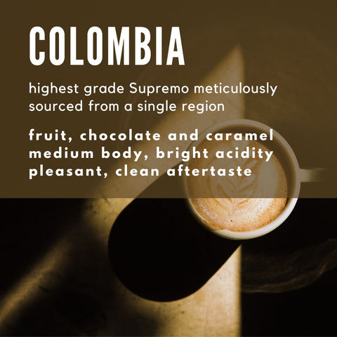 Colombia Supremo Coffee - Well Roasted Coffee