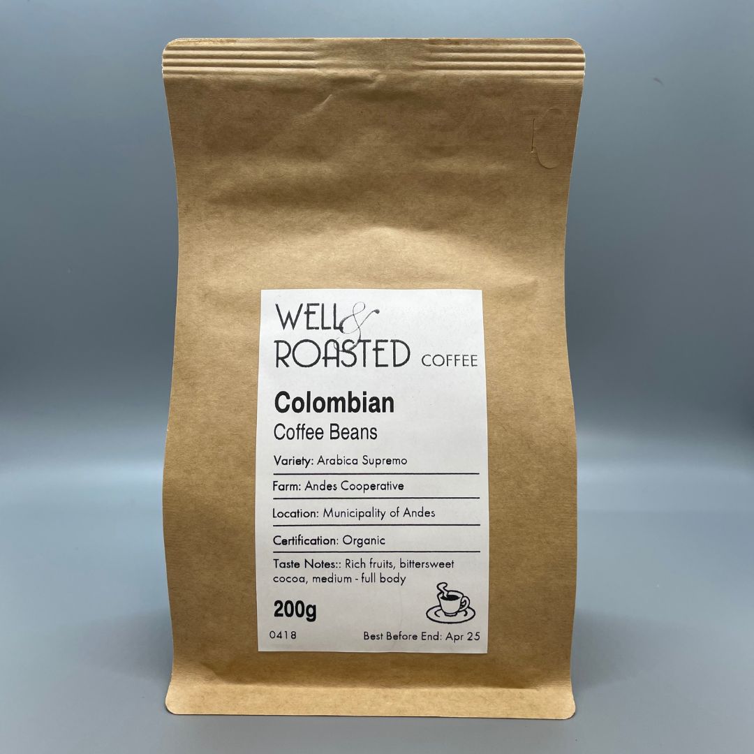 Colombia Supremo Coffee - Well Roasted Coffee