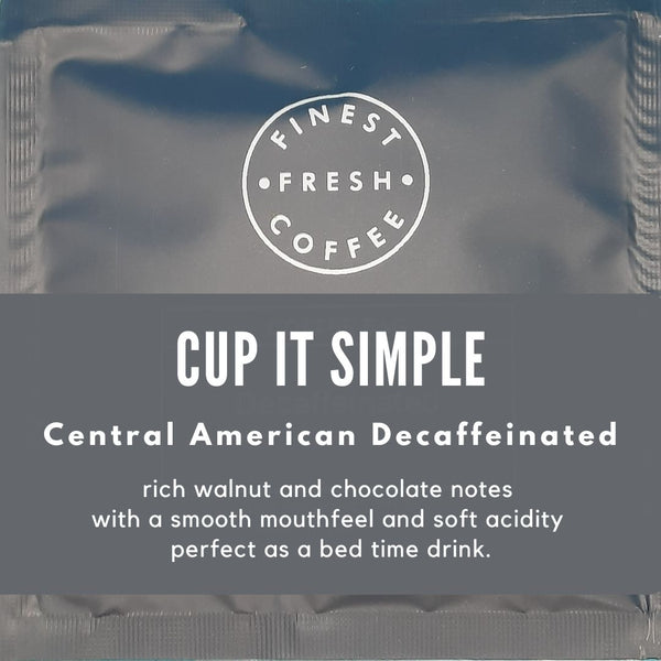 Decaffeinated Coffee Bags - Well Roasted Coffee