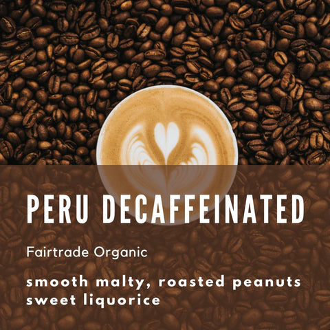 organic fairtrade decaffeinated coffee Peru