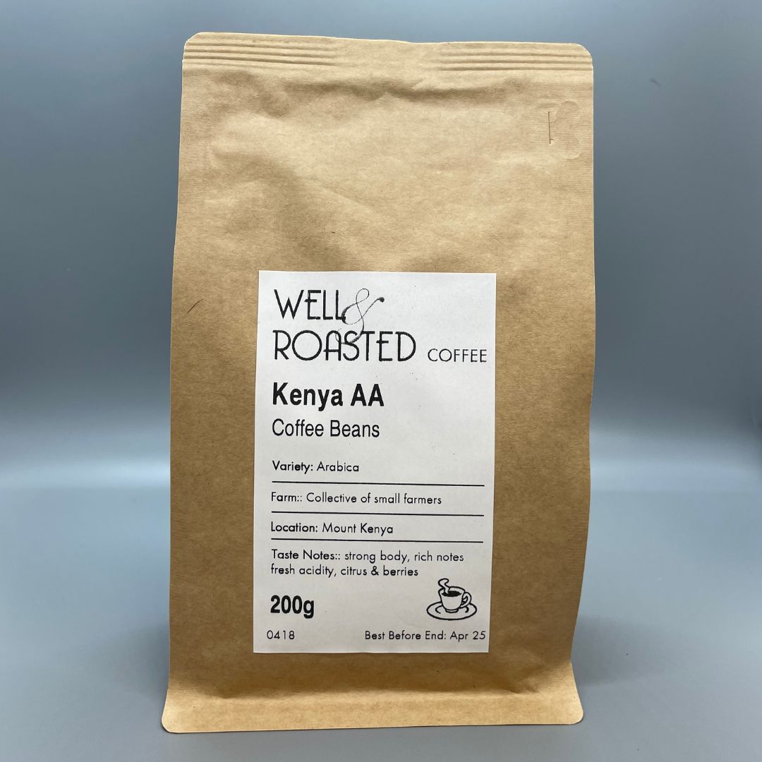Kenya AA Mount Kenya Coffee bag - Well Roasted Coffee