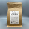 organic fairtrade Peru decaffeinated coffee bag - Well Roasted Coffee