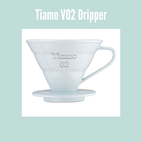 Coffee Drippers - White Tiamo V02 Coffee Maker - Well Roasted Coffee