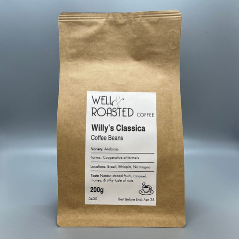Willy's Classica House Blend bag - Well Roasted Coffee