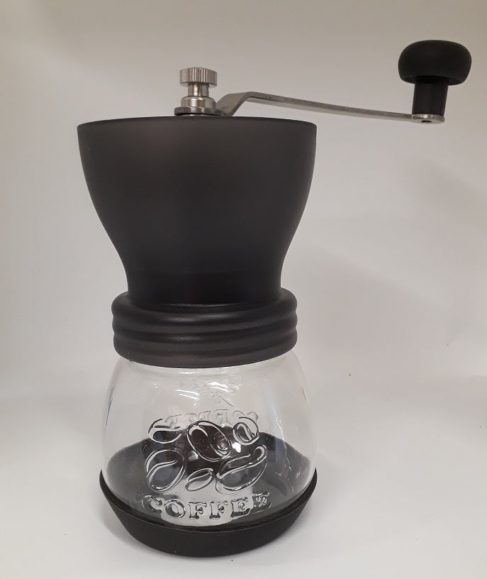 Tiamo Chunky Ceramic Hand Coffee Grinder - Well Roasted Coffee